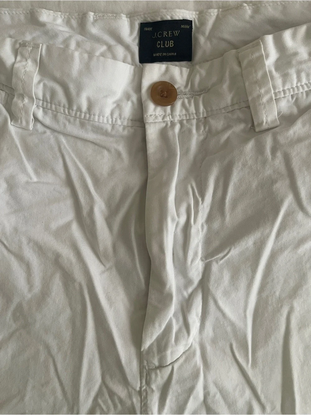 J. Crew white shorts